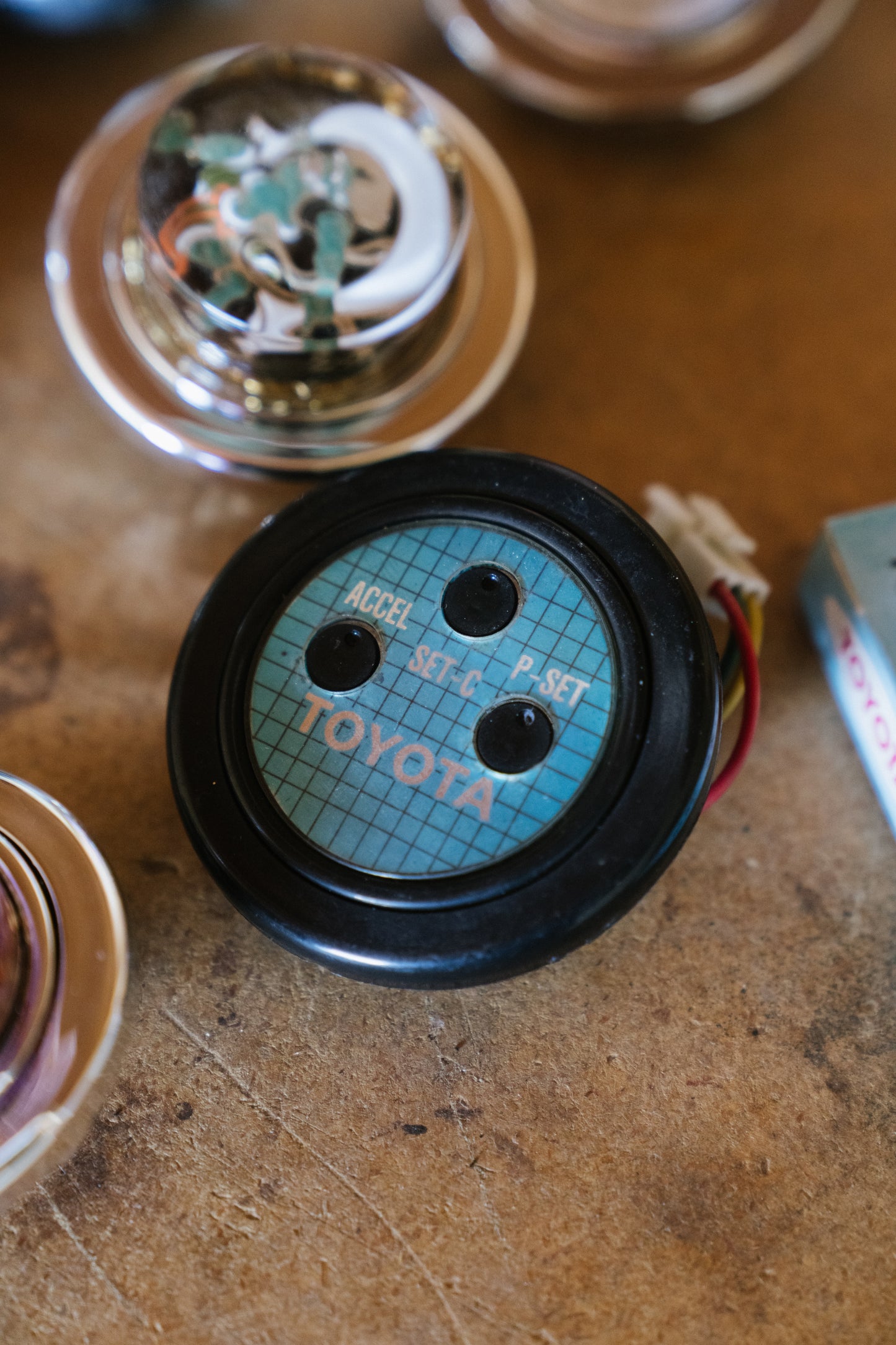 Toyota cruise control horn button