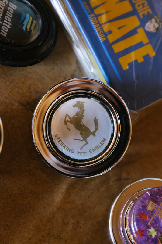 Prancing Horse Horn Button