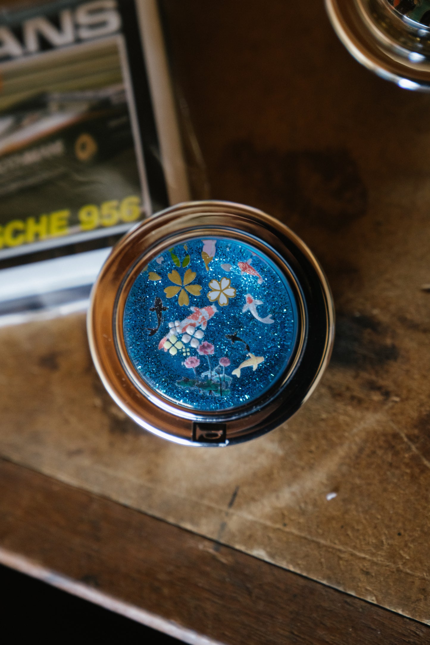 Underwater Koi Horn Button